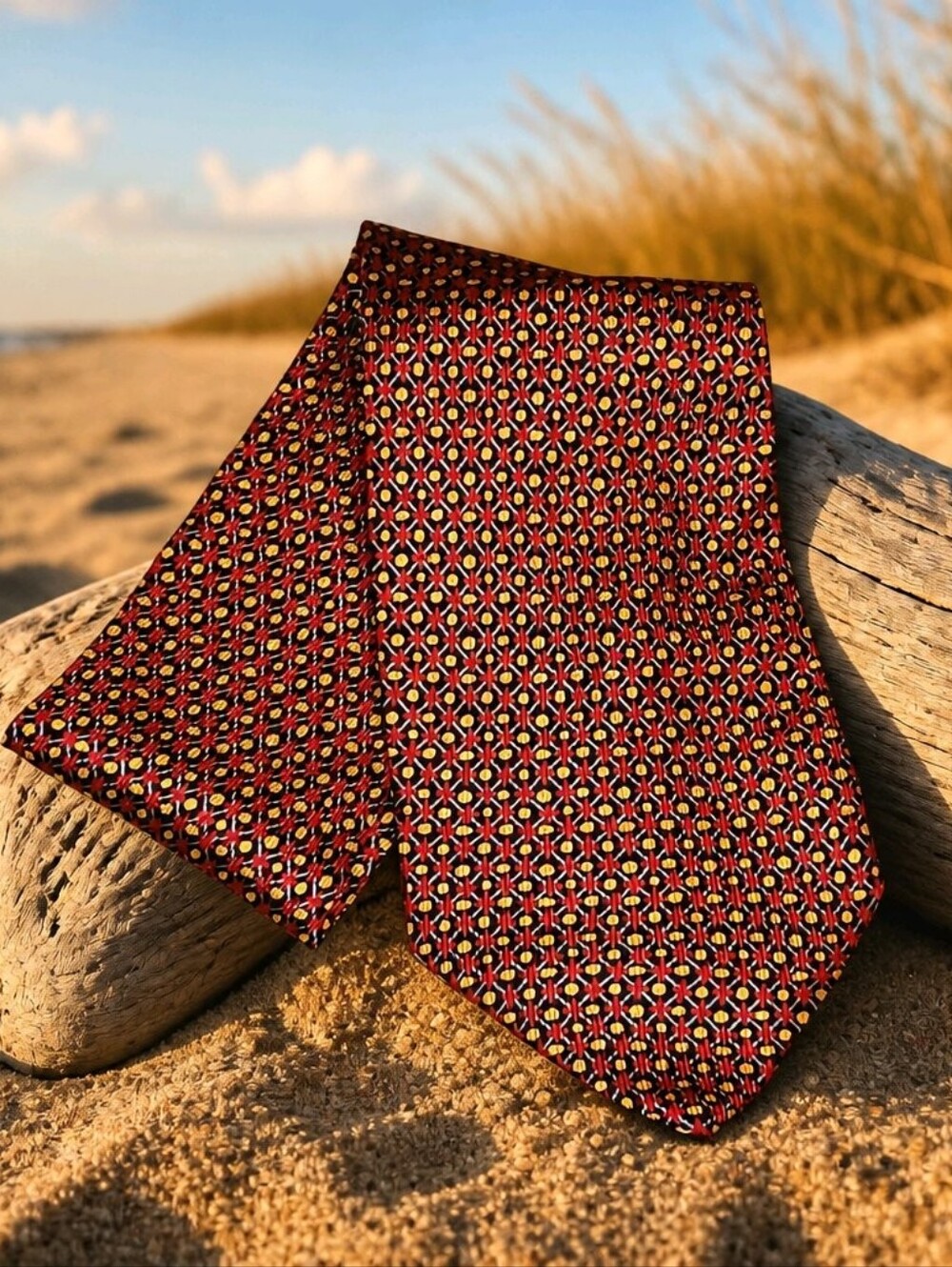 Brioni Luxury Men's Multicolor Patterned Silk Tie 4X58 (1186)